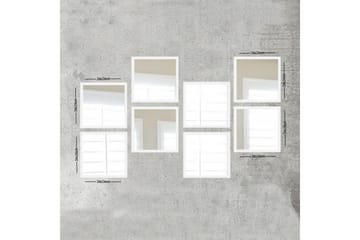 Sarata Spegel - Vit/Silver - Inredning - Spegel - Väggspegel