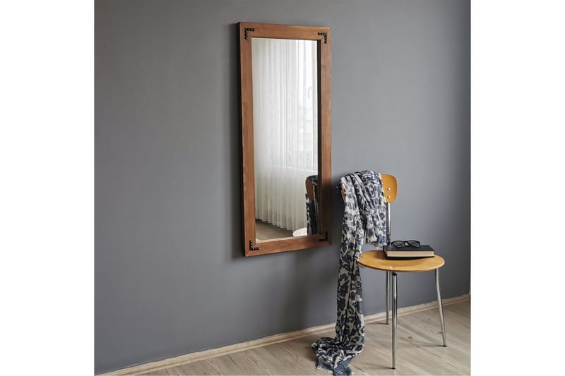 Shakeil Dekorationsspegel 50 cm, Valnöt