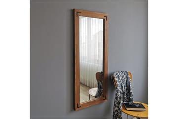 Shakeil Dekorationsspegel 50 cm - Valnöt - Inredning - Spegel - Väggspegel