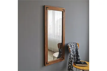 Shakeil Dekorationsspegel 50 cm - Valnöt - Inredning - Spegel - Väggspegel