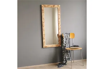 Sheritha Dekorationsspegel 50 cm - Valnöt - Inredning - Spegel - Väggspegel