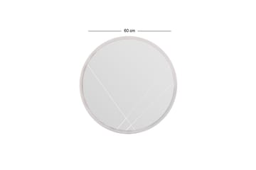 Smooth Spegel 60 cm Rund - Vit - Inredning - Spegel - Väggspegel