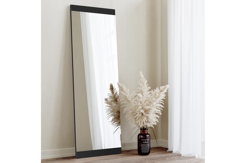 Spegel 40x120 cm - Svart - Hallspegel - Väggspegel