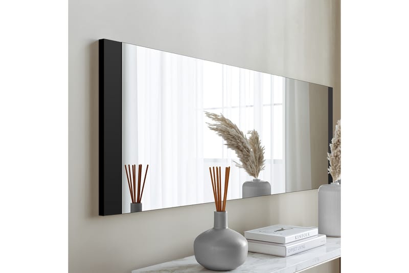 Spegel 40x120 cm - Svart - Inredning - Spegel - Väggspegel