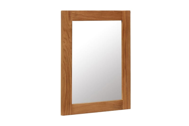 Spegel 40x50 cm massiv ek - Brun - Hallspegel - Väggspegel