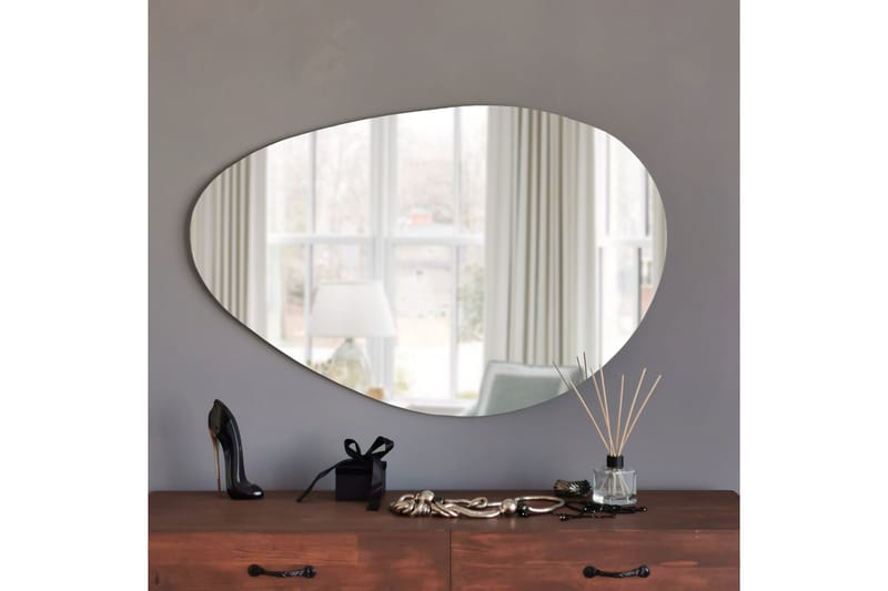 Spegel 50x76 cm - Svart - Inredning - Spegel - Väggspegel