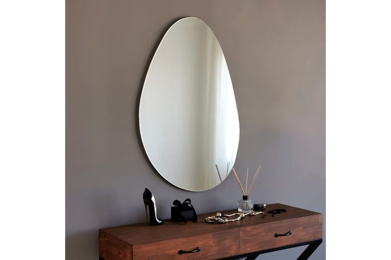 Spegel 50x76 cm - Svart - Inredning - Spegel - Väggspegel