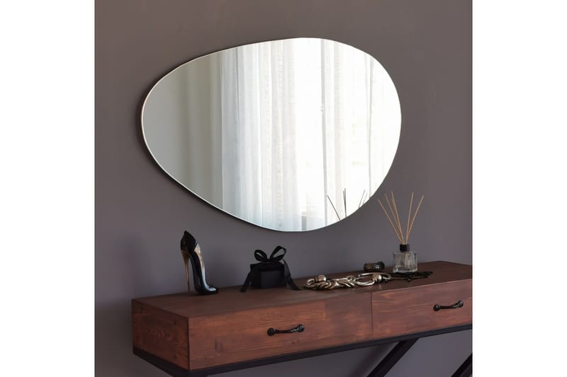 Spegel 50x76 cm - Svart - Inredning - Spegel - Väggspegel