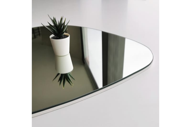 Spegel 58x75 cm - Svart - Hallspegel - Väggspegel