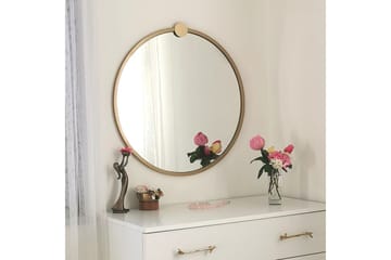 Spegel 60x60 cm - Guld - Inredning - Spegel - Väggspegel