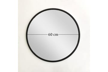 Spegel 60x60 cm - Metall/Svart - Inredning - Spegel - Väggspegel