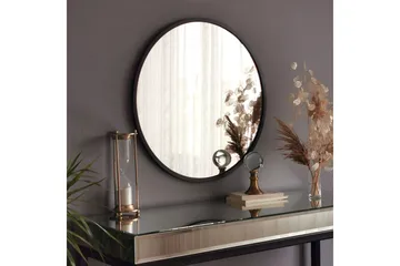 Spegel 60x60 cm - Metall/Svart - Inredning - Spegel - Väggspegel