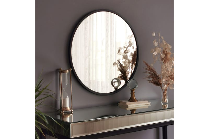 Spegel 60x60 cm - Metall/Svart - Inredning - Spegel - Väggspegel