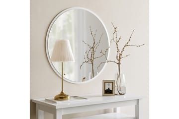 Spegel 60x60 cm - Vit - Inredning - Spegel - Väggspegel