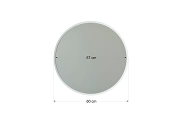 Spegel 60x60 cm - Vit - Inredning - Spegel - Väggspegel