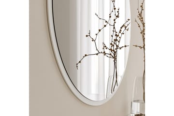 Spegel 60x60 cm - Vit - Inredning - Spegel - Väggspegel