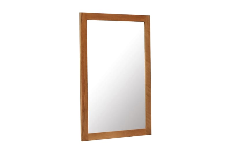 Spegel 60x90 cm massiv ek - Brun - Hallspegel - Väggspegel