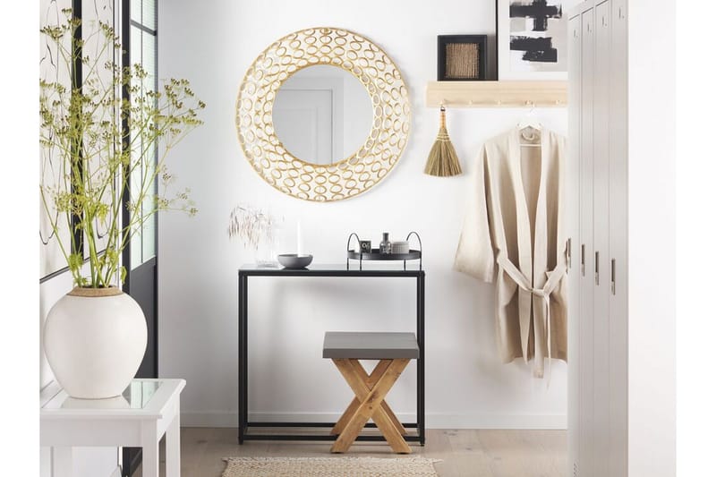 Spegel 80 cm guld BOURDON - Guld - Inredning - Spegel - Väggspegel