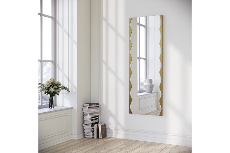 Spegel Akol 50 cm Rektangulär - Guld - Hallspegel - Väggspegel