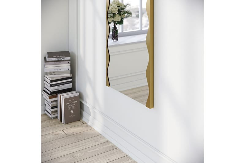 Spegel Akol 50 cm Rektangulär - Guld - Hallspegel - Helkroppsspegel - Väggspegel