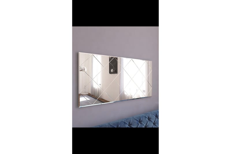 Spegel Assa 60 cm Rektangulär - Vit - Hallspegel - Väggspegel