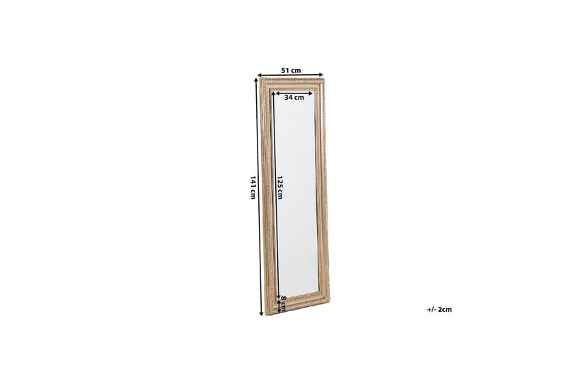 Spegel Aurillac 51 cm - Guld - Hallspegel - Helkroppsspegel - Väggspegel
