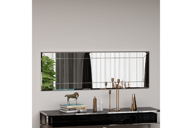 Spegel Azus 40 cm Rektangulär - Vit - Hallspegel - Väggspegel