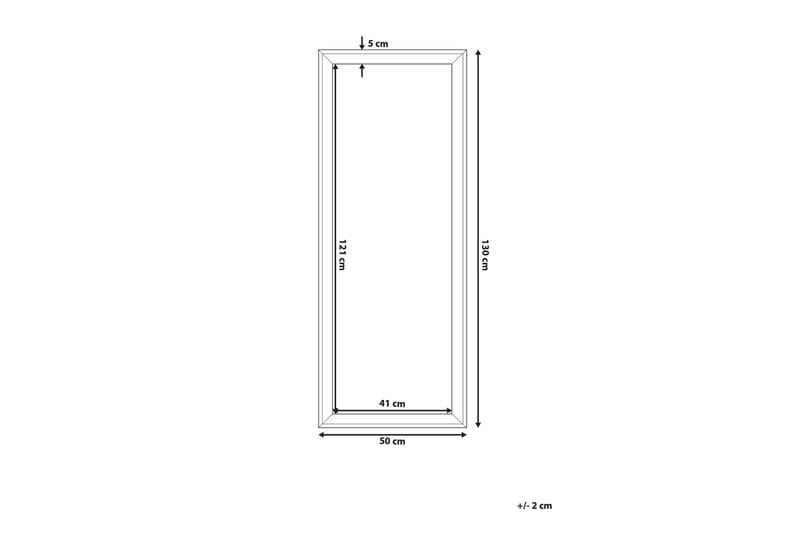 Spegel Benon 50 cm - Vit - Inredning - Spegel - Väggspegel