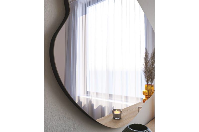 Spegel Besso 60 cm Asymmetrisk - Svart - Inredning - Spegel - Väggspegel