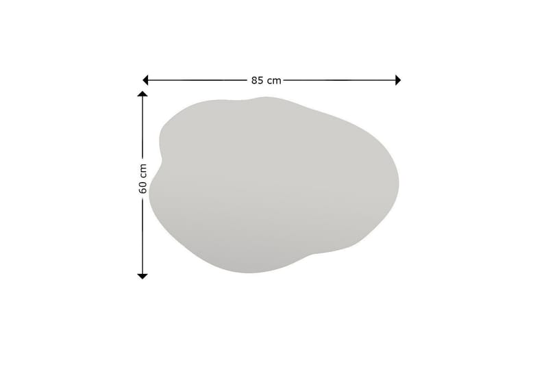Spegel Besso 60 cm Asymmetrisk - Svart - Inredning - Spegel - Väggspegel