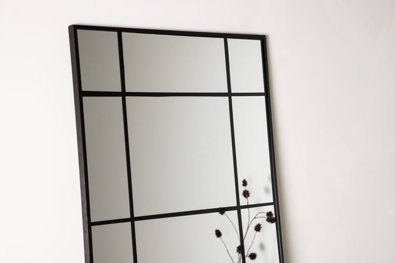 Spegel Bitolski 193 x 67 cm - Svart - Hallspegel - Helkroppsspegel - Väggspegel