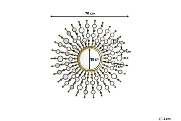 Spegel Blois 70 cm - Guld - Inredning - Spegel - Väggspegel