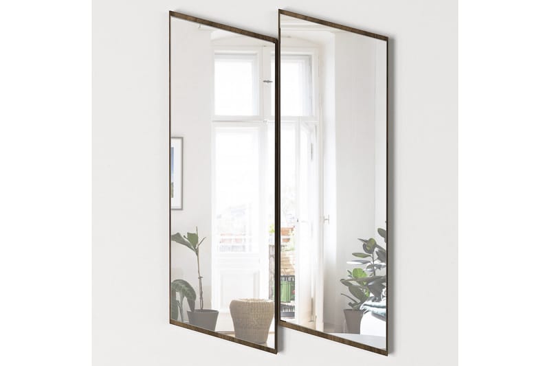 Spegel Bondsjö 44 cm - Brun - Hallspegel - Väggspegel