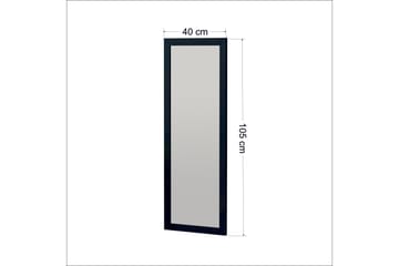 Spegel Boos 40 cm Rektangulär - Svart - Inredning - Spegel - Väggspegel