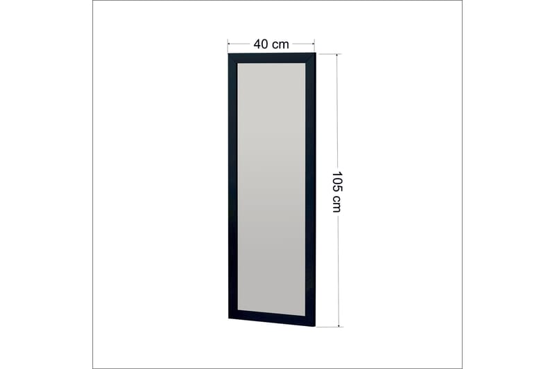 Spegel Boos 40 cm Rektangulär - Svart - Inredning - Spegel - Väggspegel