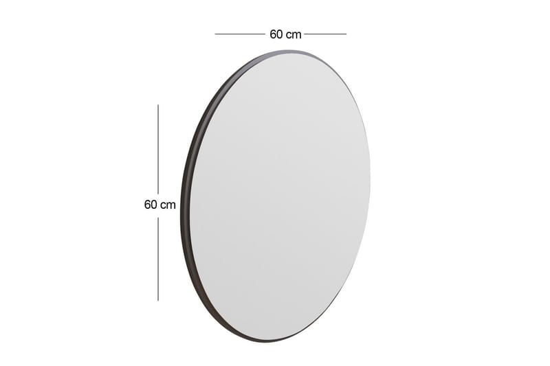 Spegel Buhem 60 cm Rund - Svart - Inredning - Spegel - Väggspegel