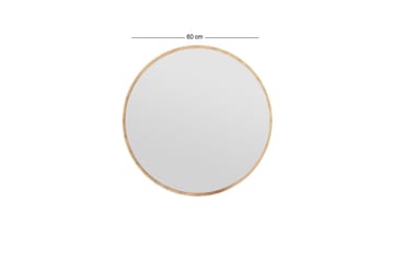 Spegel Buhem 60 cm Rund - Trä/Natur - Inredning - Spegel - Väggspegel