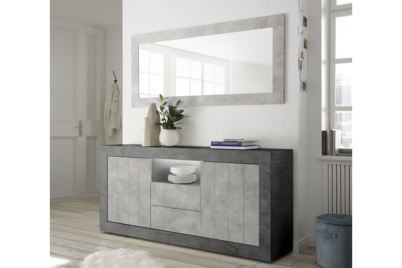 Spegel Calpino 170 cm - Betonggrå - Inredning - Spegel - Väggspegel