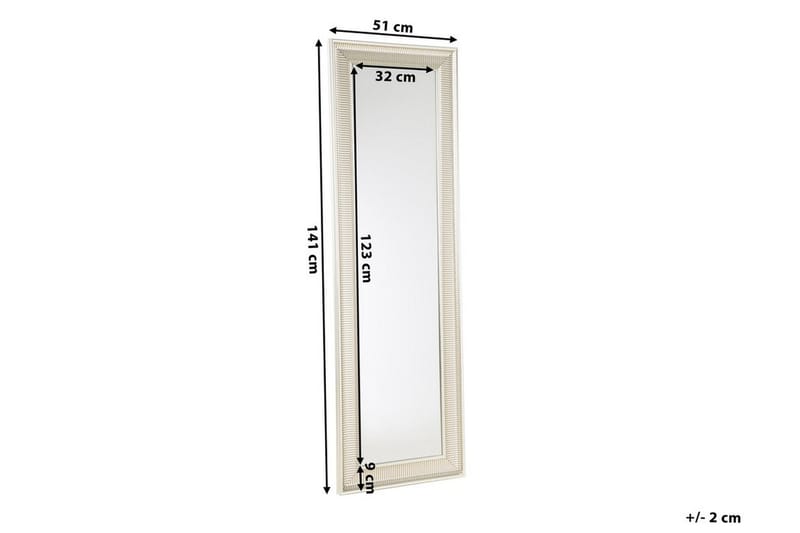 Spegel Cassis 50 cm - Silver - Hallspegel - Helkroppsspegel - Väggspegel
