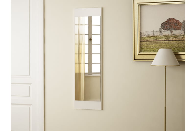 Spegel Caturano 35 cm - Vit - Hallspegel - Väggspegel