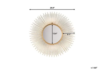 Spegel Cilly 76 cm - Guld - Inredning - Spegel - Väggspegel