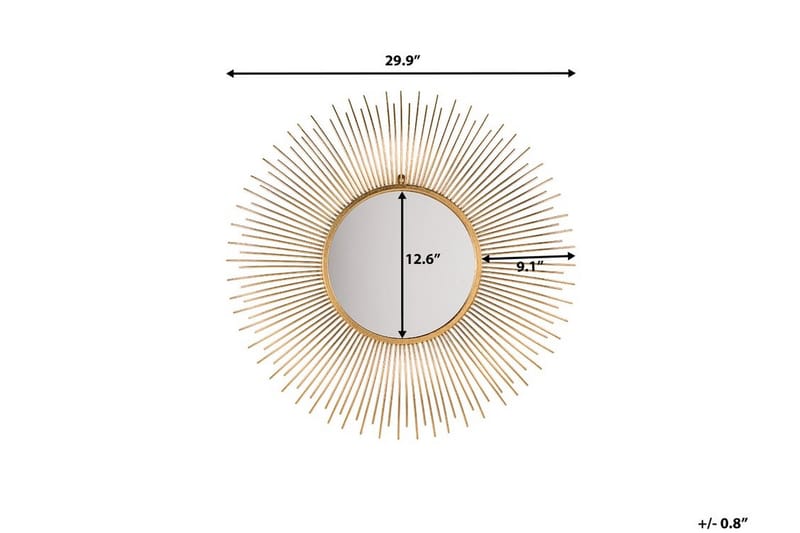 Spegel Cilly 76 cm - Guld - Inredning - Spegel - Väggspegel