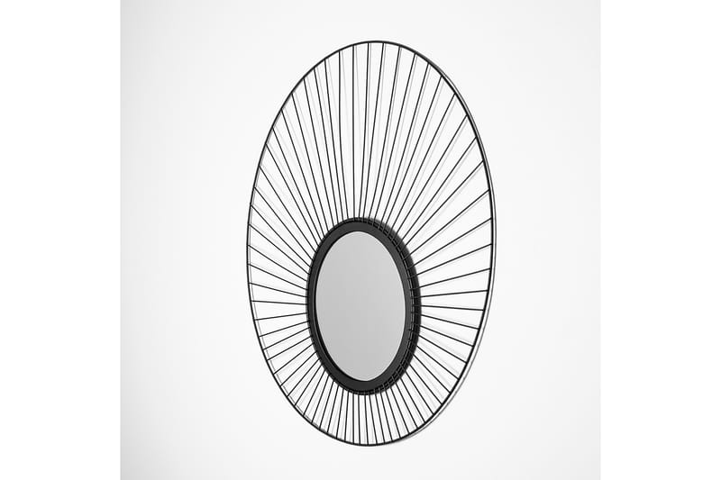 Spegel Daisy 63 cm - Svart - Hallspegel - Väggspegel