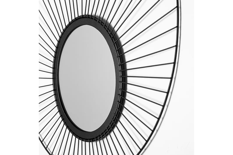 Spegel Daisy 63 cm - Svart - Hallspegel - Väggspegel