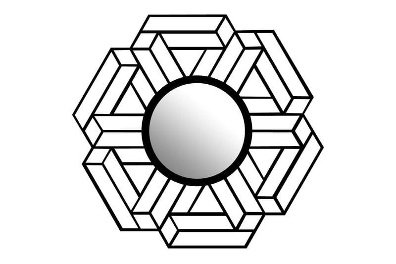 Spegel Diagonal - Svart - Inredning - Spegel - Väggspegel