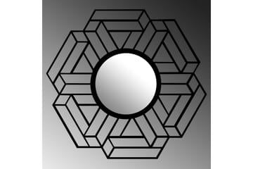 Spegel Diagonal - Svart - Inredning - Spegel - Väggspegel