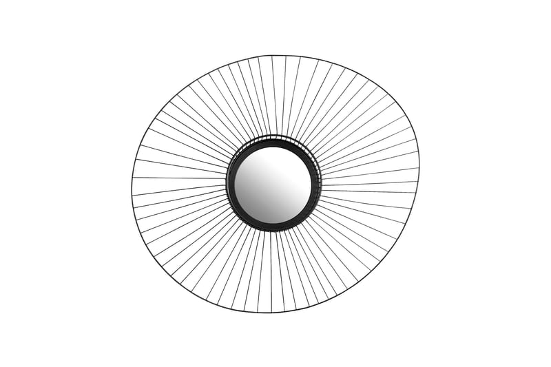 Spegel Felt - Svart - Hallspegel - Väggspegel