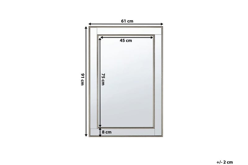 Spegel Fenioux 61 cm - Silver - Hallspegel - Väggspegel