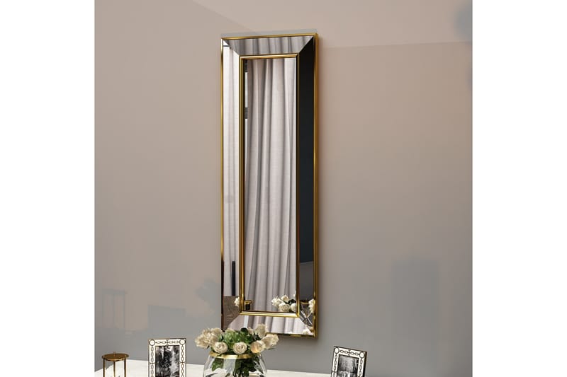 Spegel Gattall 90 cm Rund - Guld - Hallspegel - Väggspegel