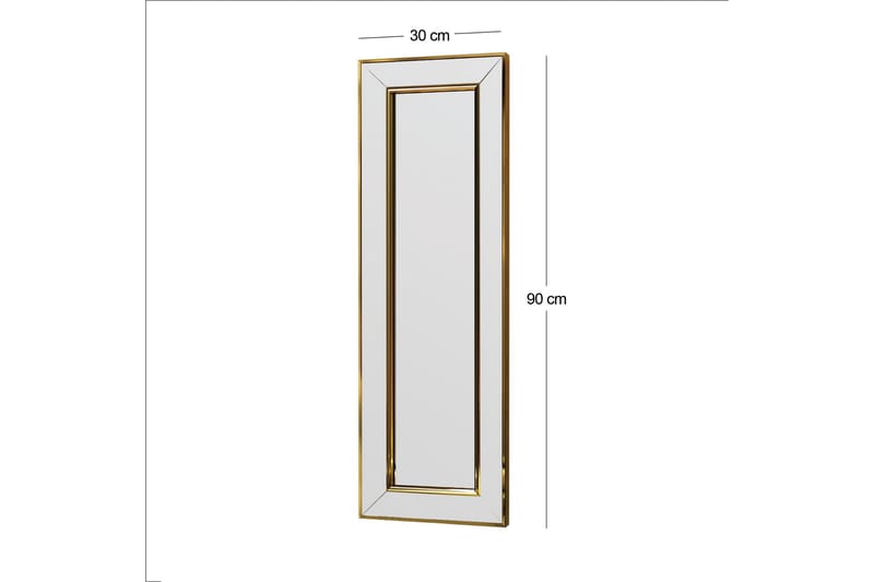 Spegel Gattall 90 cm Rund - Guld - Inredning - Spegel - Väggspegel